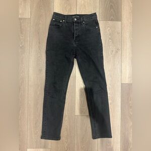 Denim Forum the yoko High Rise Slim Jeans 28L | size 25